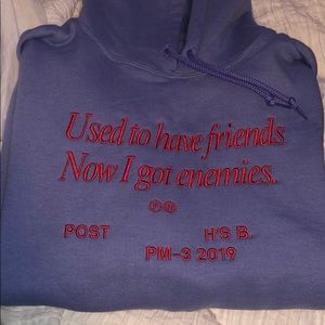 post malone merch sweatshirt